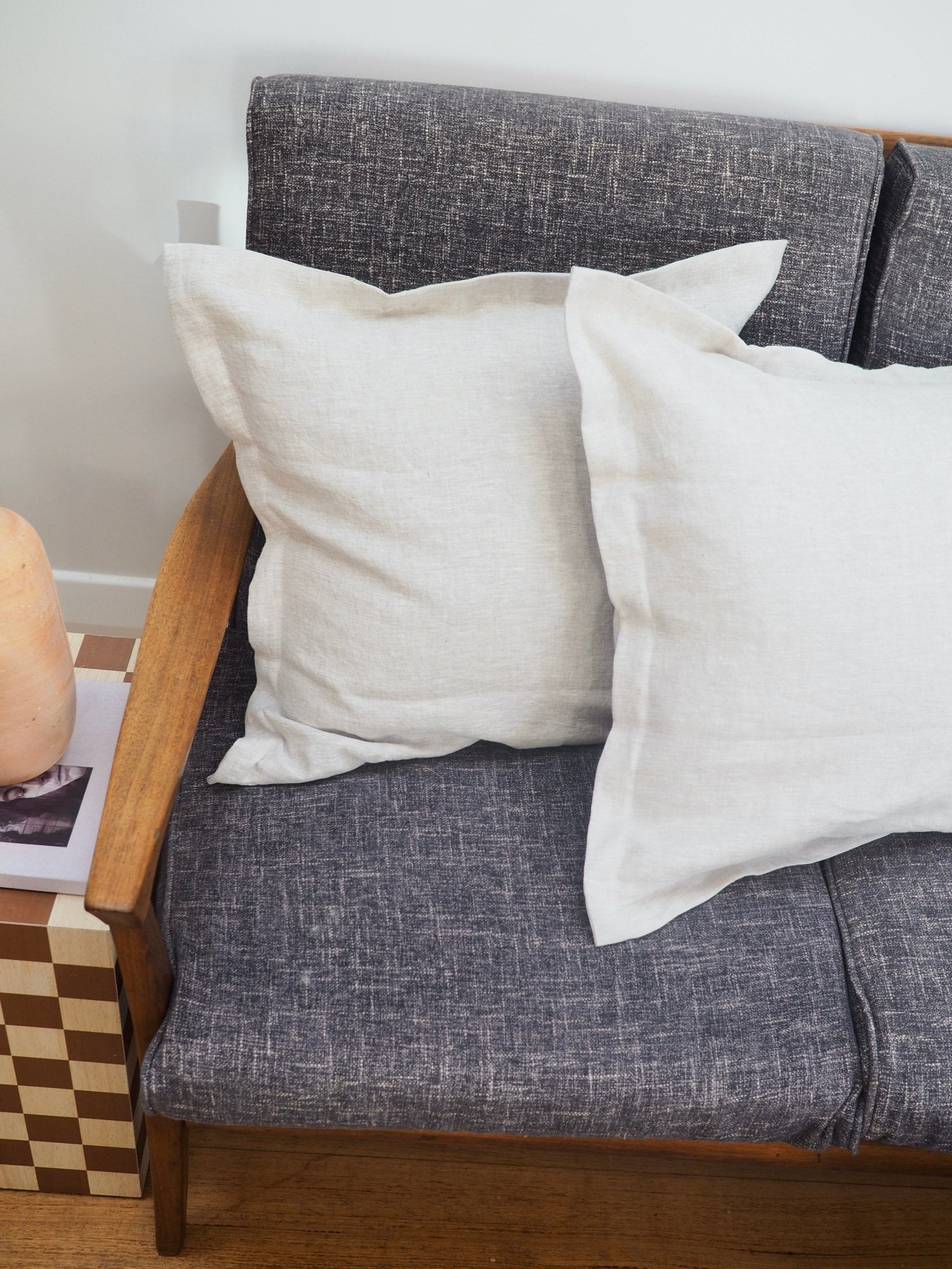 Gina Linen Cushion Cover in Oatmeal - TSL Co