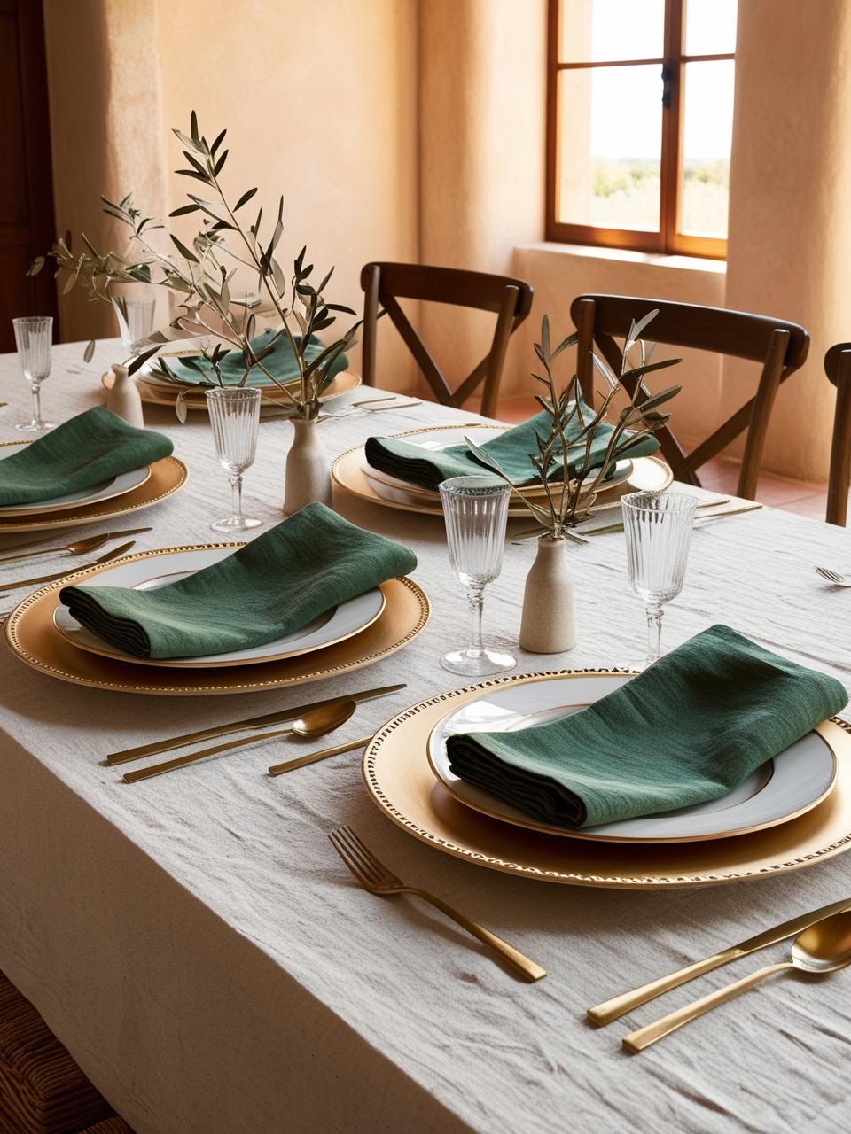 Linen Napkin in Forest - TSL