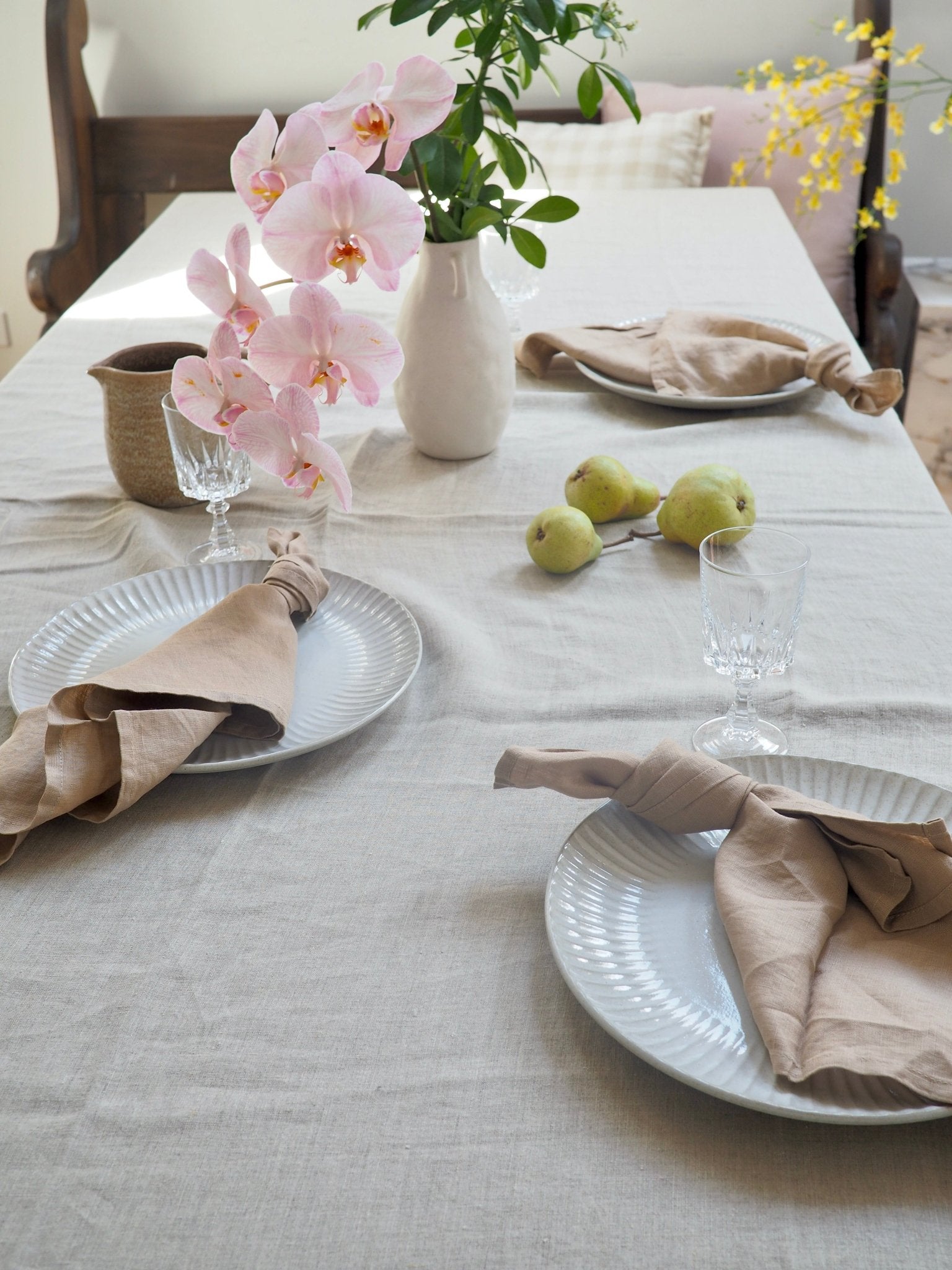 Linen Napkin in Mocha - TSL Co