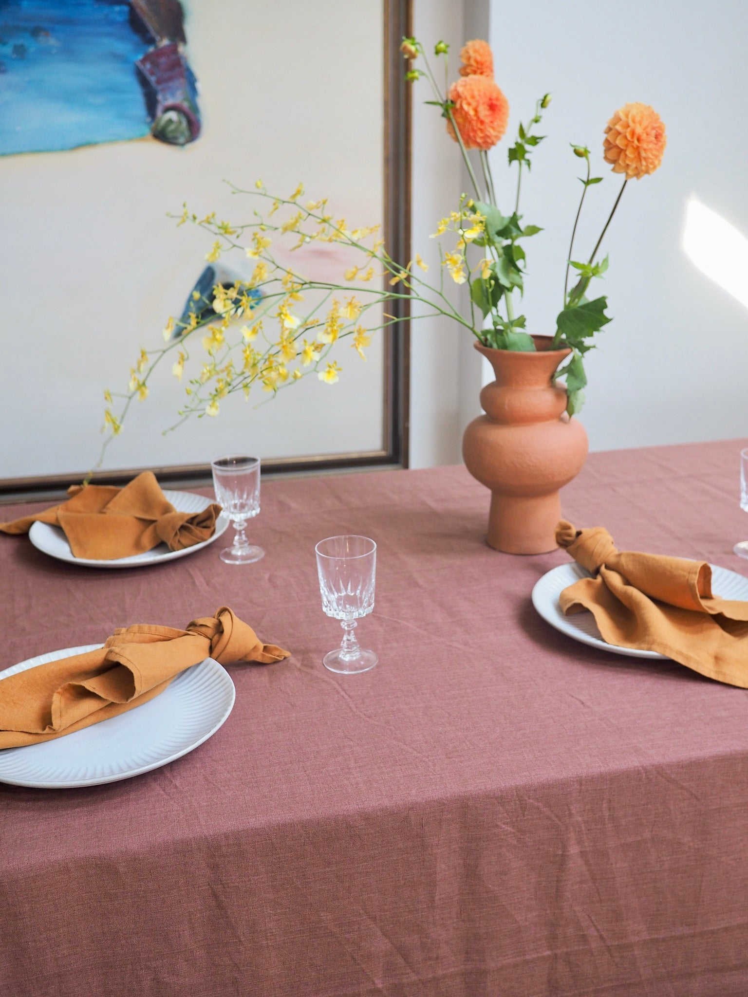 Linen Napkin in Terracotta - TSL Co