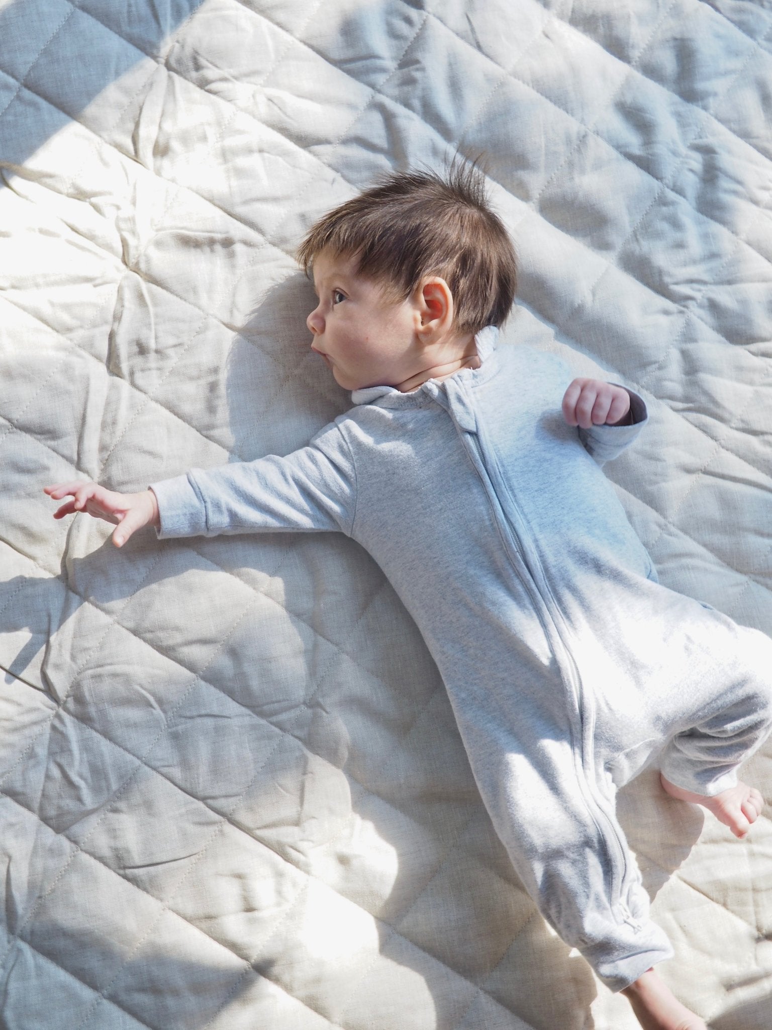 Linen Play Mat in Oatmeal - TSL