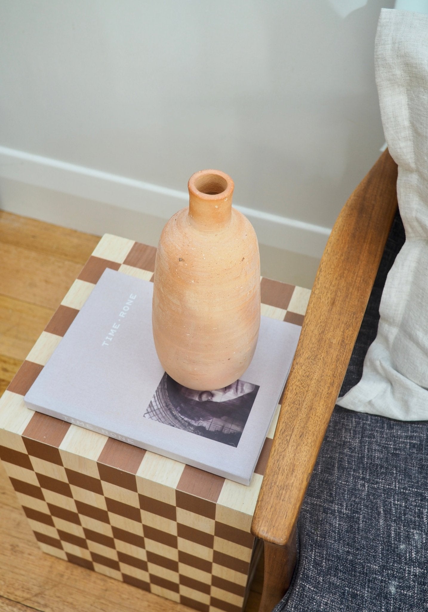 Norah Handcrafted Terracotta Vase in Clay - TSL Co