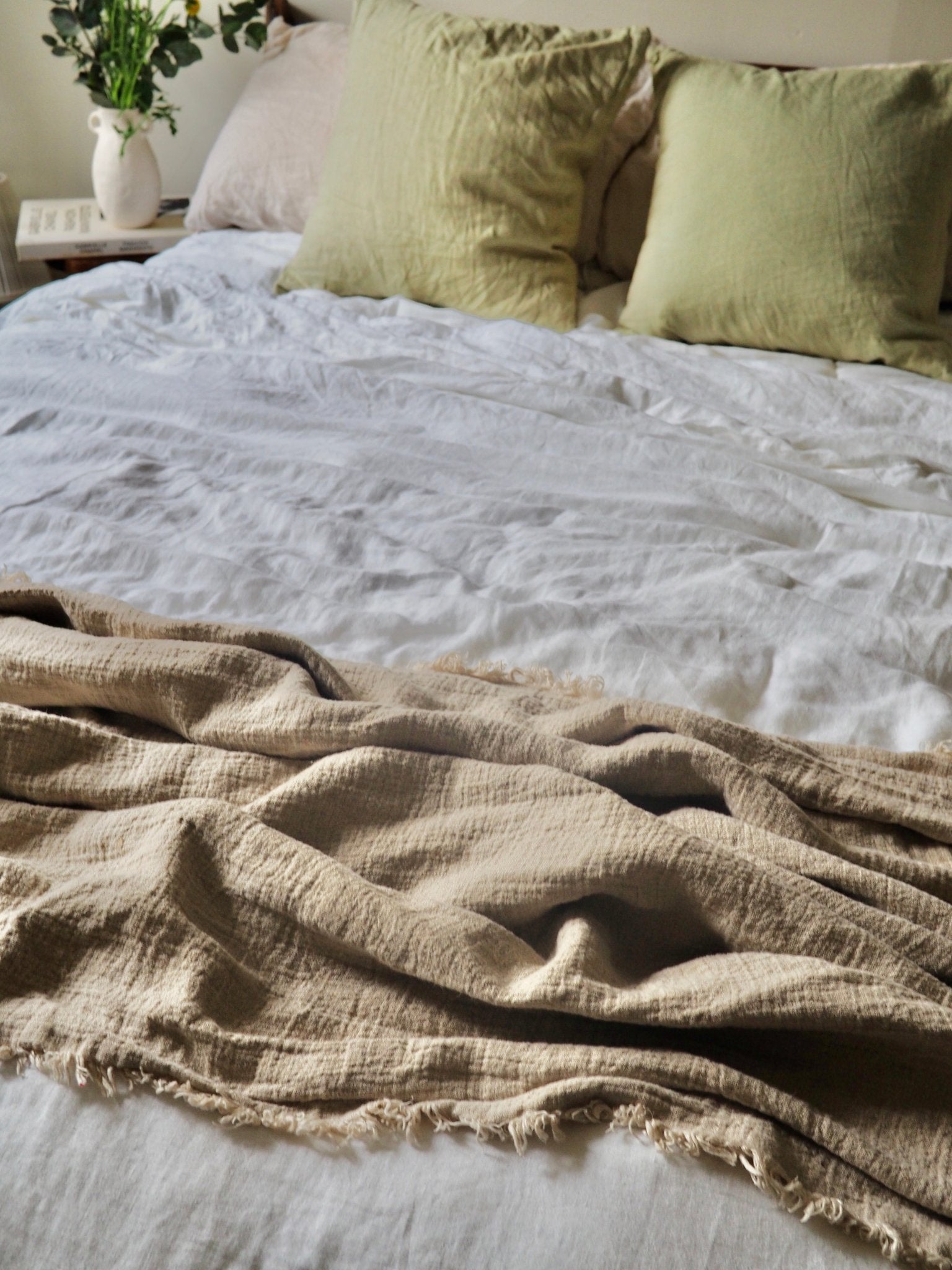 Eight creative ways to style your linen throw blanket: elevate your space with these simple tips - TSL Co