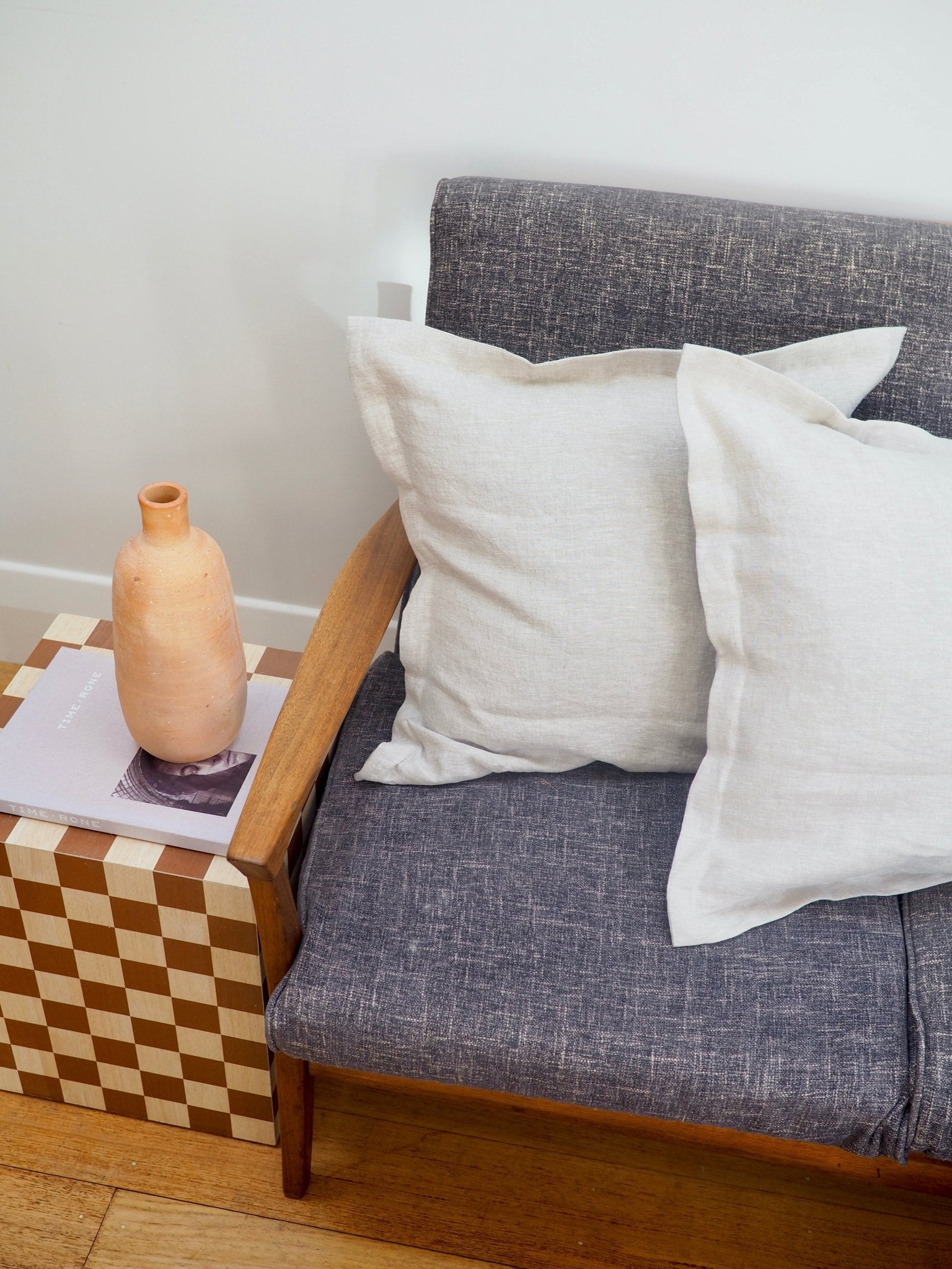 Gina Linen Cushion Cover in Oatmeal - TSL Co