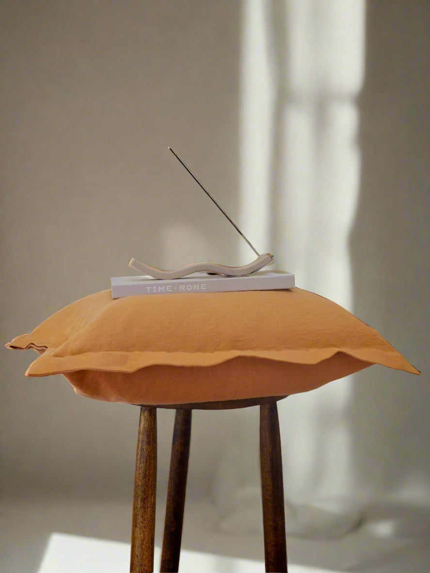 Gina Linen Cushion Cover in Sand - TSL Co