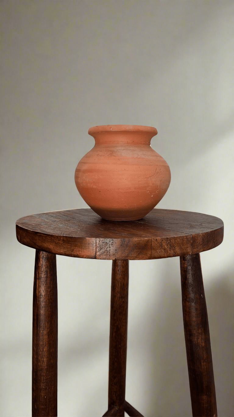 Jiya Handcrafted Terracotta Vase - TSL Co