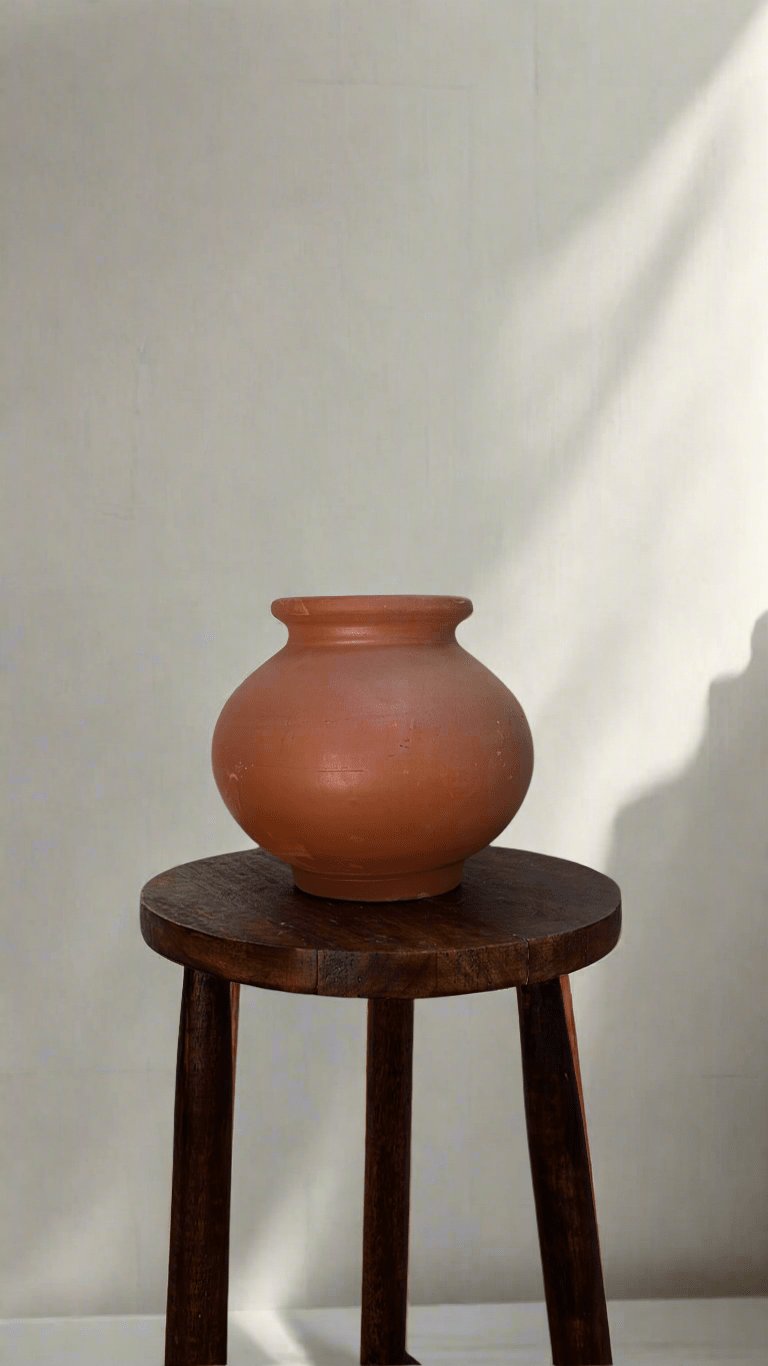 Kashi Handcrafted Terracotta Vase - TSL Co