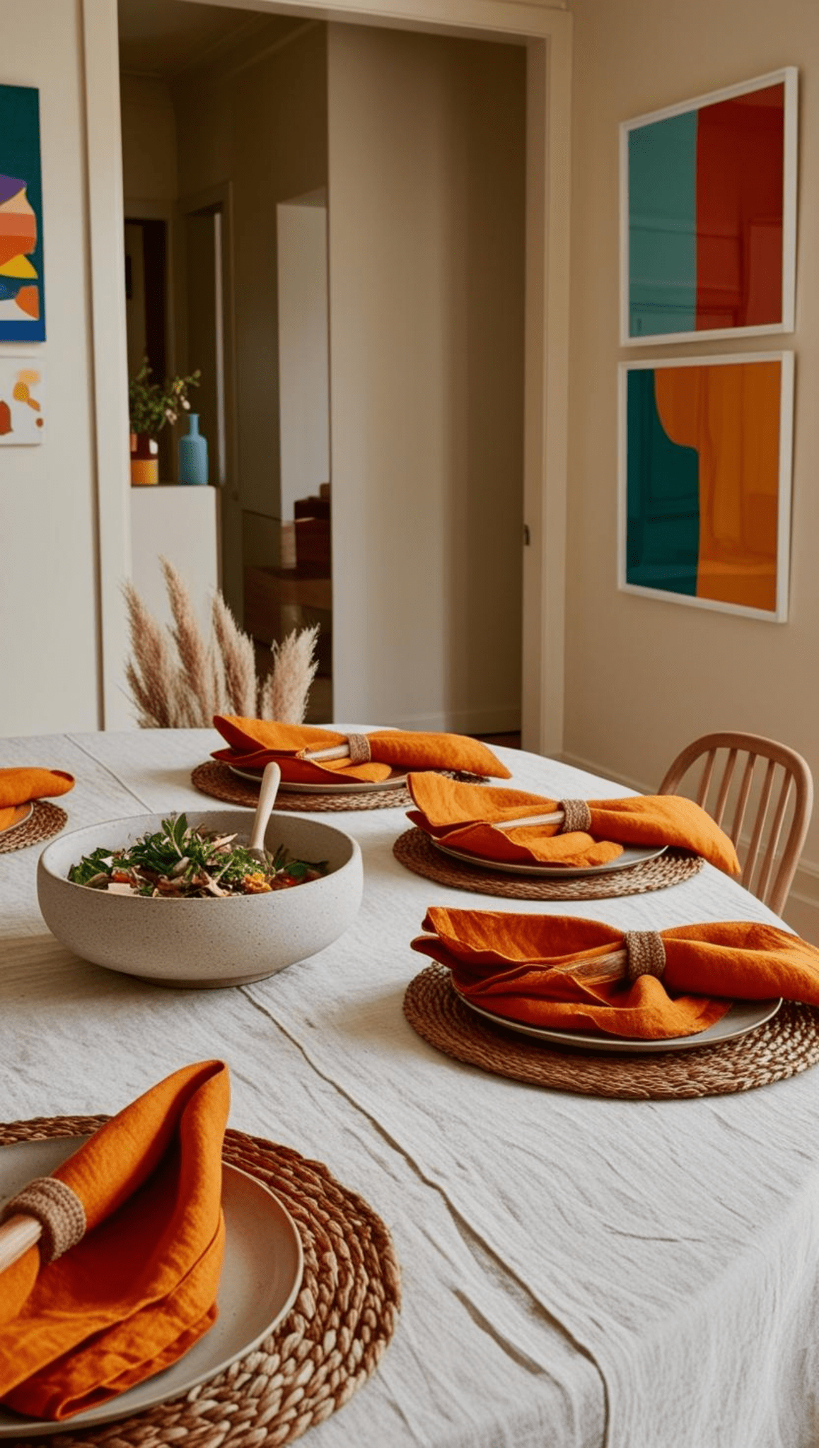 Linen Tablecloth in White - TSL Co